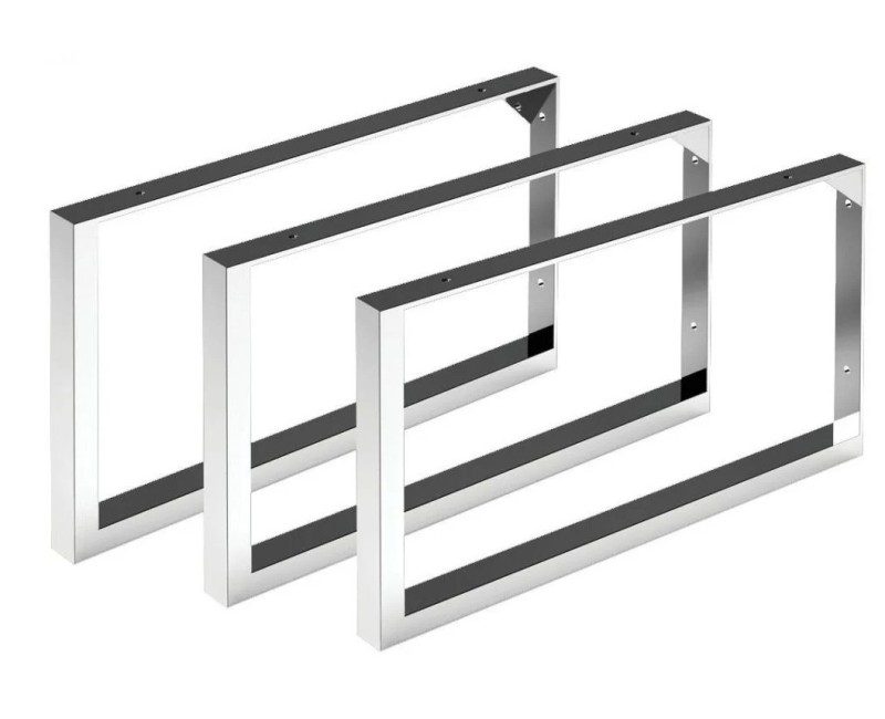 Stiprinājumi izlietnei Paa Long Step nerūsējošā tērauda (3 gab.)