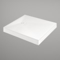 Душевой поддон Paa LETTERA Каменная масса 100x120см (Поддон, панель, сифон) Белый