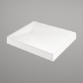 Душевой поддон Paa LETTERA Каменная масса 80x100см (Поддон, панель, сифон) Белый