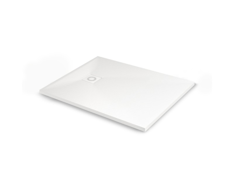 Душевой поддон Paa LETTERA Каменная масса 100x120см (Поддон, сифон) Белый