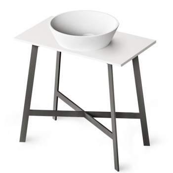 Ножки для Раковины PAA DECO MF с поверхностью SilkStone 800х450мм