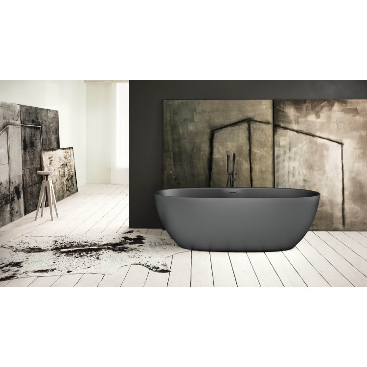 Vanna Paa Bella SilkStone, 1705x800mm grafita Vanna Paa Bella SilkStone, 1705x800mm grafita