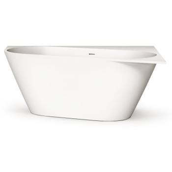 Vanna Paa DECO CORNER A SilkStone 1600x1270mm Balta