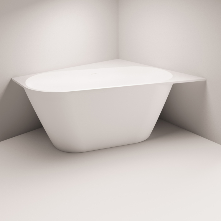 Vanna Paa DECO CORNER A SilkStone 1600x1270mm Balta Vanna Paa DECO CORNER A SilkStone 1600x1270mm Balta