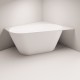 Vanna Paa DECO CORNER A SilkStone 1600x1270mm Balta Vanna Paa DECO CORNER A SilkStone 1600x1270mm Balta