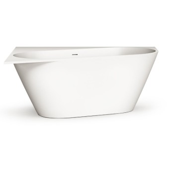 Vanna Paa DECO CORNER D SilkStone 1600x1270mm Balta