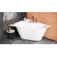 Ванна Paa DECO CORNER D SilkStone 1600x1270мм Белая Ванна Paa DECO CORNER D SilkStone 1600x1270мм Белая