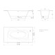 Ванна Paa DECO SHAPE SIilkStone 1750-2500x800-1300мм Белая Ванна Paa DECO SHAPE SIilkStone 1750-2500x800-1300мм Белая