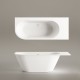 Ванна Paa DECO SHAPE RE A SilkStone 1700-2000x725мм Белая Ванна Paa DECO SHAPE RE A SilkStone 1700-2000x725мм Белая