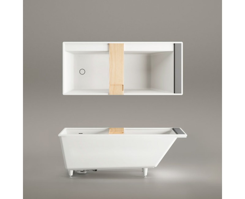 Ванна Paa INFINITY SilkStone 1795x795мм Белая