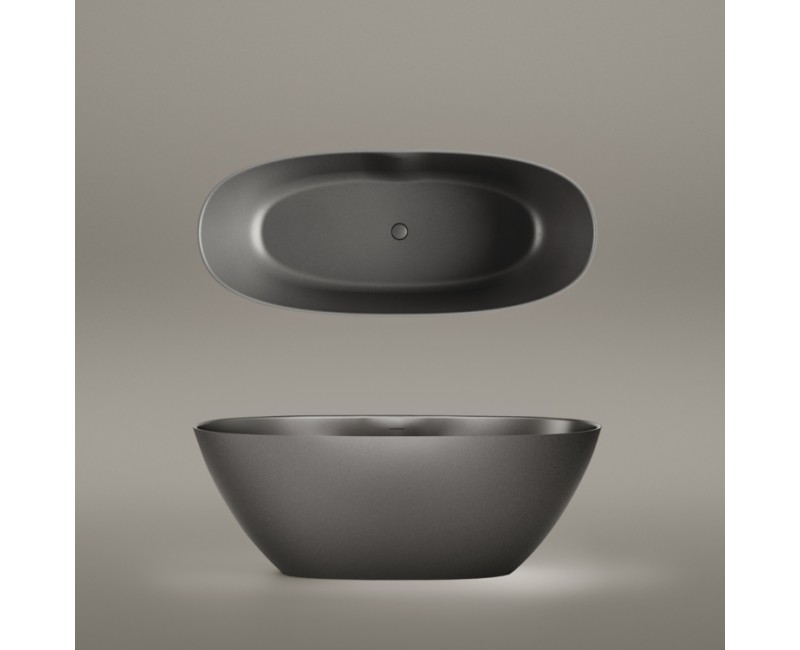 Ванна Paa PERLA SilkStone 1750x760мм Графит