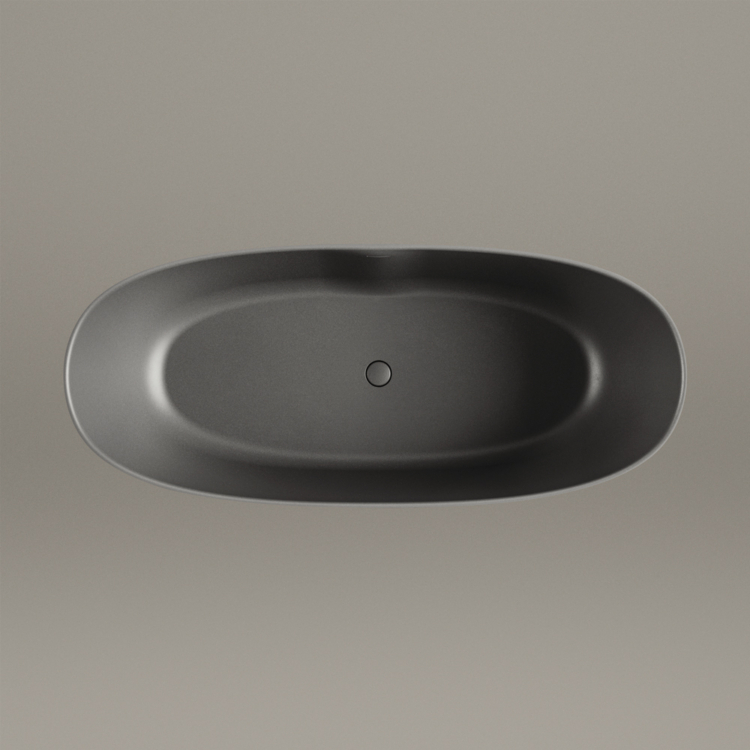 Vanna Paa PERLA SilkStone 1750x760mm Grafīta Vanna Paa PERLA SilkStone 1750x760mm Grafīta