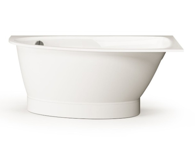 Ванна Paa TRE A Каменная масса 1500х1000мм левая, Белый