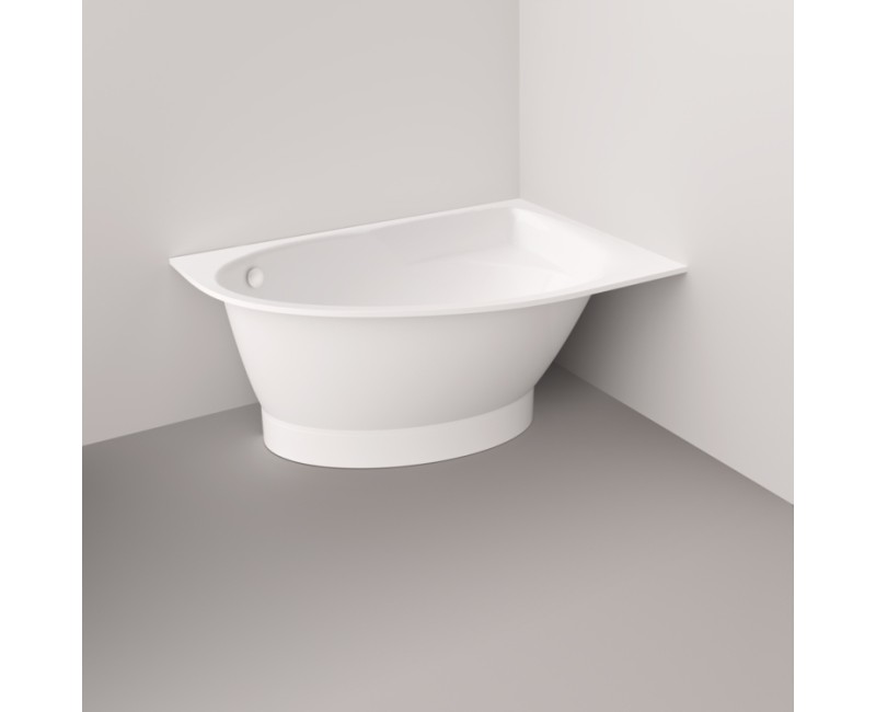 Ванна Paa TRE A Каменная масса 1500х1000мм левая, Белый