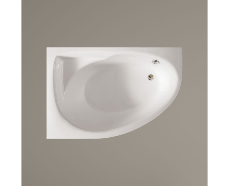 Vanna Paa TRE D Akmens masas 1500x1000mm labā, Balta