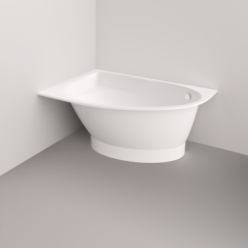 Vanna Paa TRE D Akmens masas 1500x1000mm labā, Balta