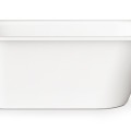 Ванна Paa VARIO M Каменная масса с закругленным углом C 1580x750мм Белая