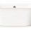Vanna Paa VARIO XL Akmans masas ar 2 noapaļotiem stūriem CD 1800x800mm Balta