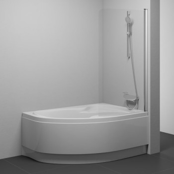 Vannas siena Ravak CVSK1 Rosa 140/150 L Hromēts + Caurspīdīgs