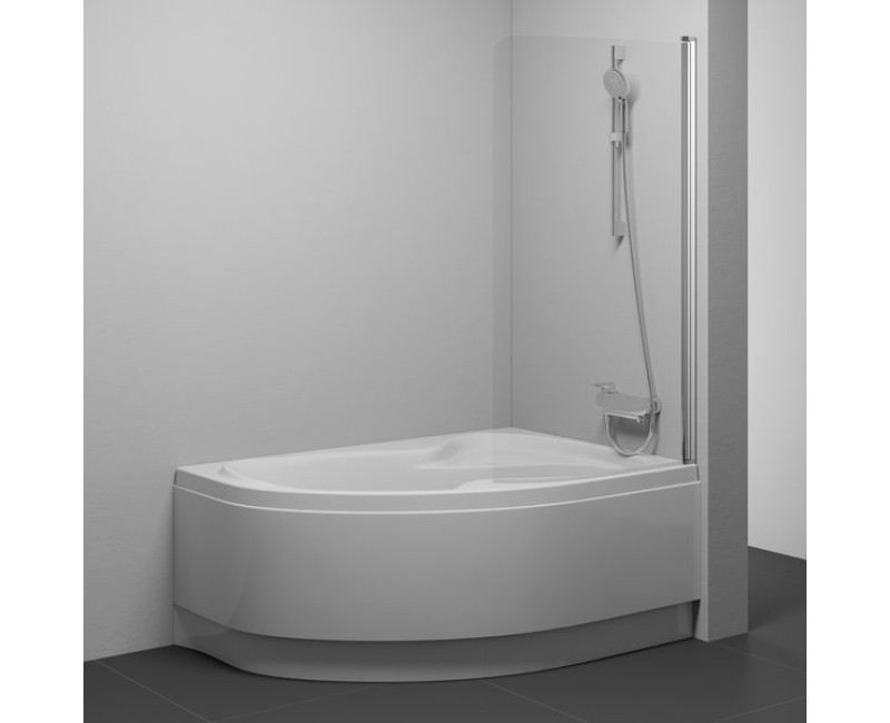 Стенка для ванны Ravak CVSK1 Rosa 160/170 R Хромированный + Прозрачный