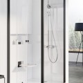 Душевая стенка Ravak Pivot  PPS 90 черная + прозрачная