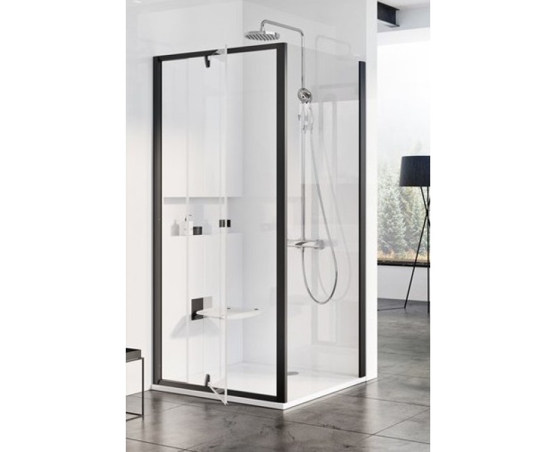 Душевая стенка Ravak Pivot  PPS 90 черная + прозрачная
