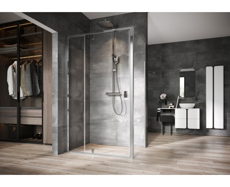 Душевая стенка Ravak Nexty NPSS 100 Хромированный + Прозрачный