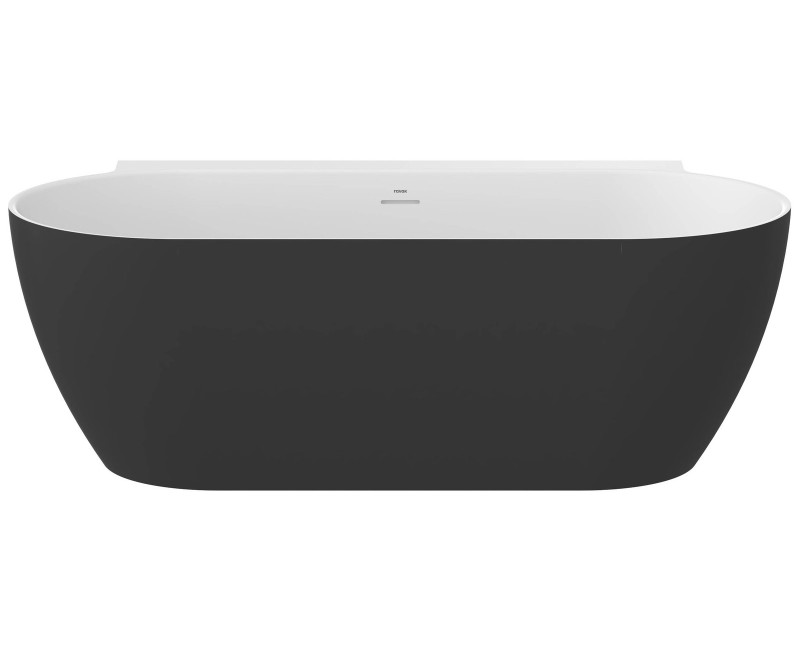 Vanna Ravak FREEDOM W II TEC 1700x870mm Balta / Melna / Melna izplūde