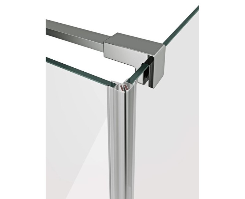 Dušas Kabīnes komplekts RAVAK SET3 COSD1-90 Caurrspīdīgs stikls, Hromēti profili