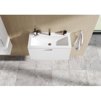 Vannas istabas skapītis Ravak SD Clear 1000 II (Bez Izlietnes) Balts