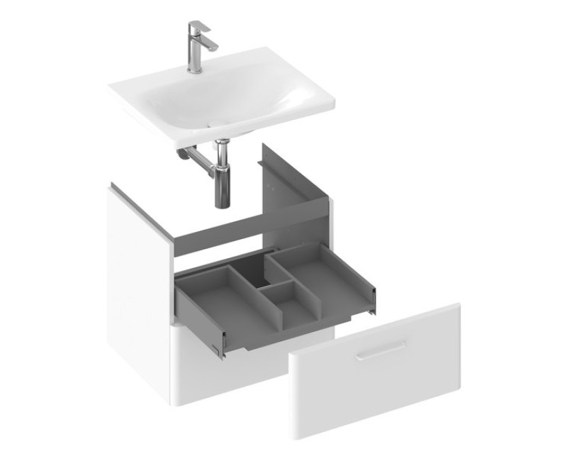 Vannas istabas skapītis Ravak SD Balance 800 (Bez izlietnes un rokturiem) Balts