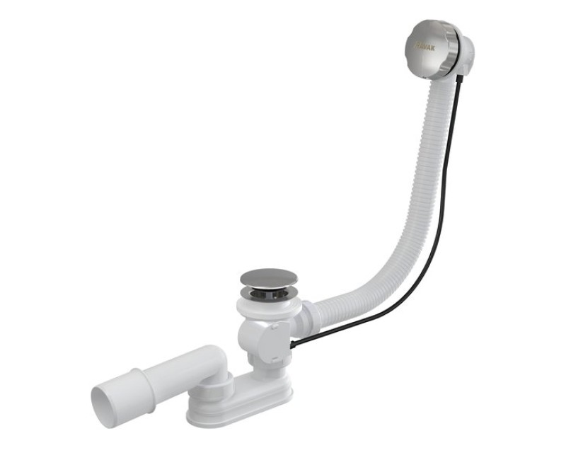 Vannas sifons Ravak 570 B S/R  hromēts