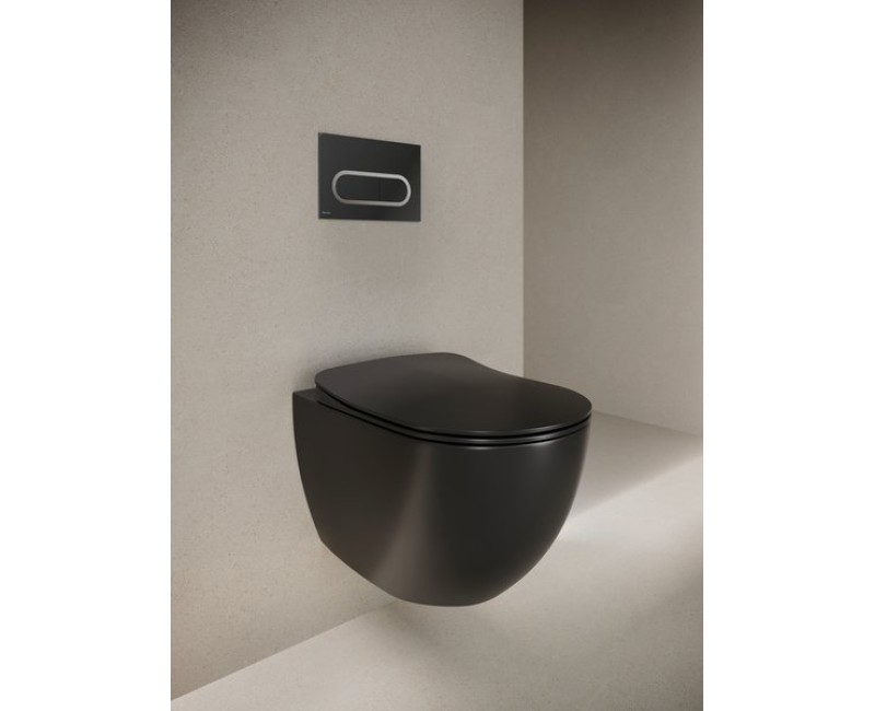 Taustiņš montāžas rāmim Ravak flush plate Hromēts / Melns