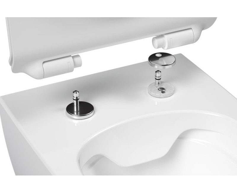 Крышка унитаза равак Равак Вита Слим Черная