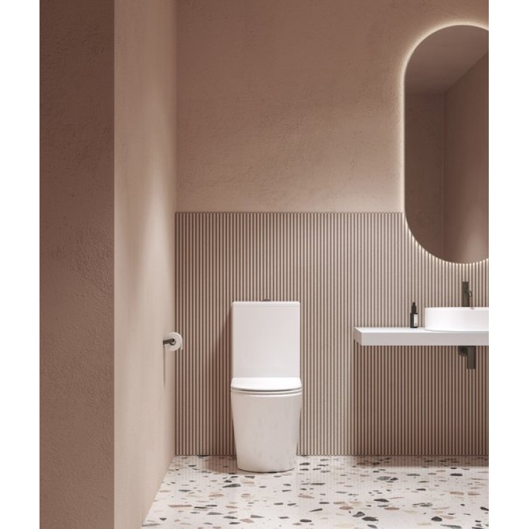 Tualetes pods Ravak Elegant ar RimOffar SoftClose vāku Balts Tualetes pods Ravak Elegant ar RimOffar SoftClose vāku Balts