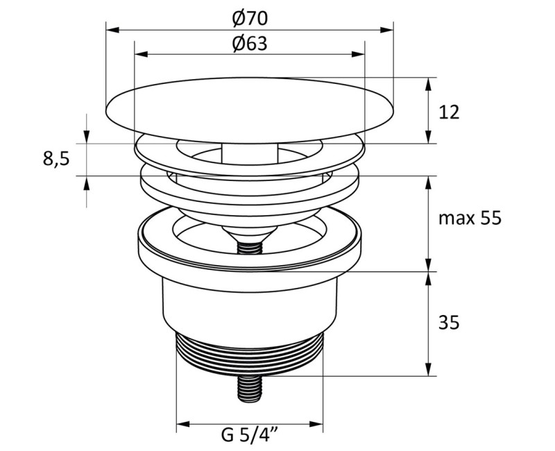 Излив для раковины Ravak Flat Белый матовый