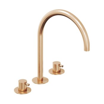 Vannas maisītājs Ravak Espirit ES 018.60RGB 270 mm, uz vannas malas, rose gold brushed