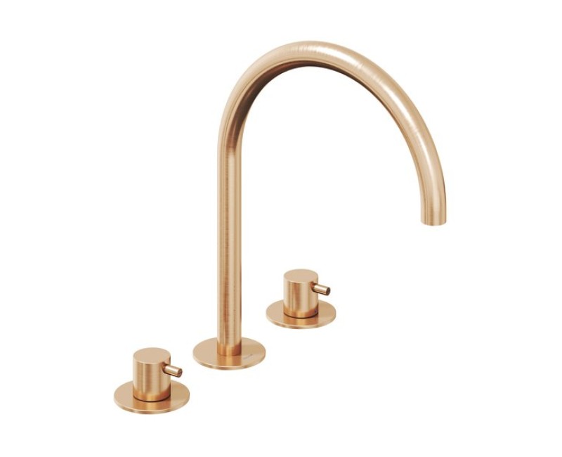 Vannas maisītājs Ravak Espirit ES 018.60RGB 270 mm, uz vannas malas, rose gold brushed