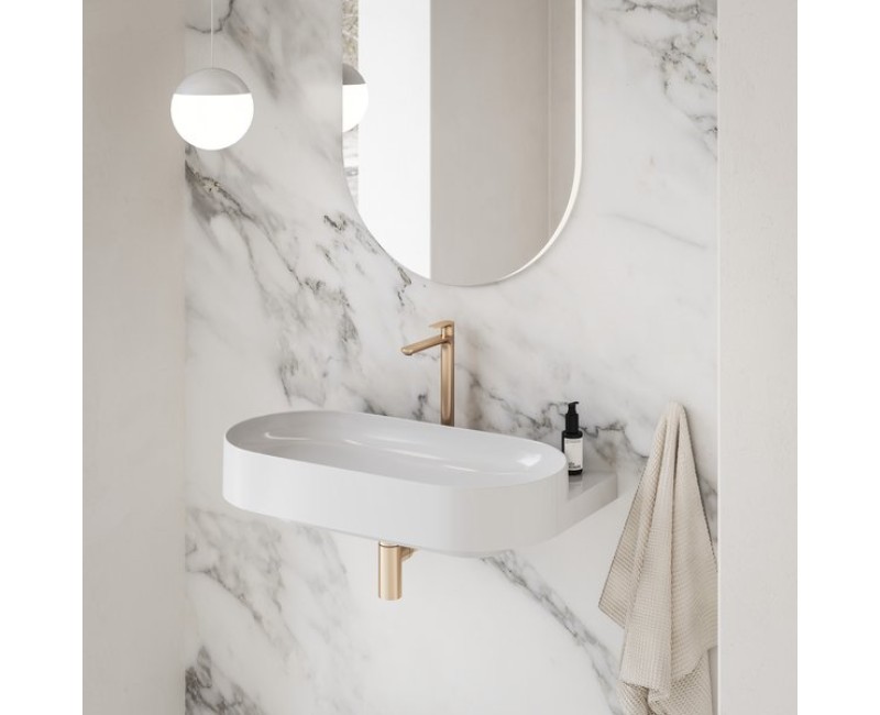 Смеситель для мойки Ravak Eleganta EL 015.60RGB 335 мм, розовое золото матовое