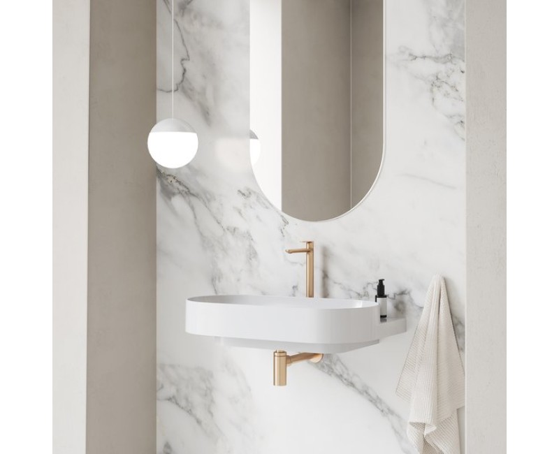 Смеситель для мойки Ravak Eleganta EL 015.60RGB 335 мм, розовое золото матовое