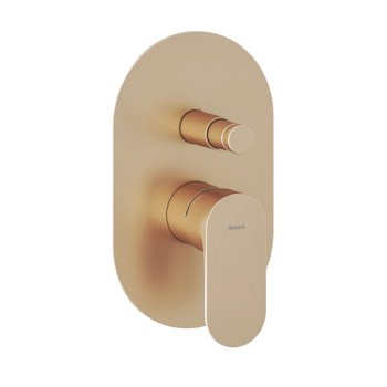 Dušas maisītājs Ravak Eleganta EL 061.60RGB.O2  Zemapmetuma ar pārslēgu rose gold brushed