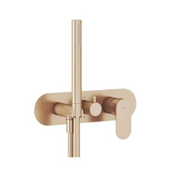 Dušas maisītājs Ravak Eleganta EL 065.60RGB.O2.RB07D (paredzēts ar R-box) rose gold brushed