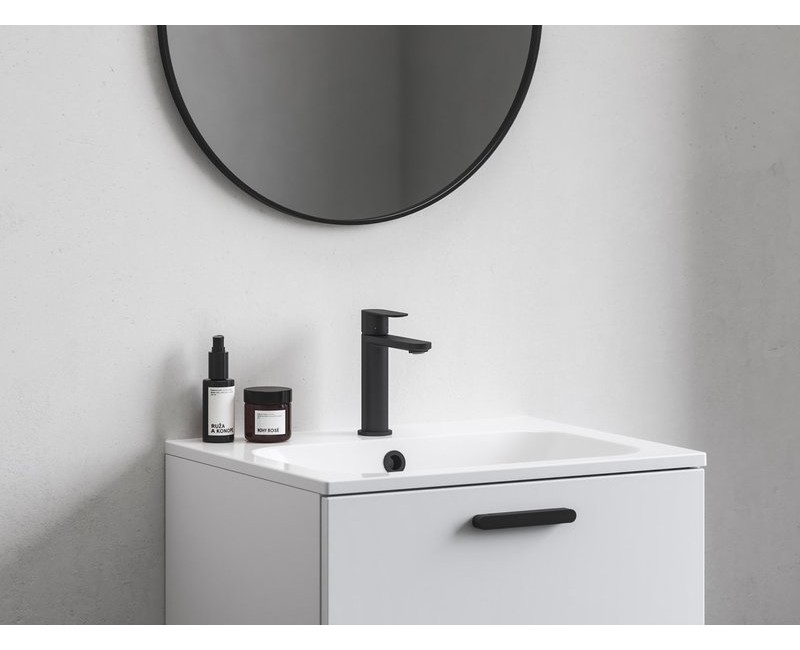 Izlietnes maisītājs Ravak Chrome CR II 014.20BL 175 mm melns