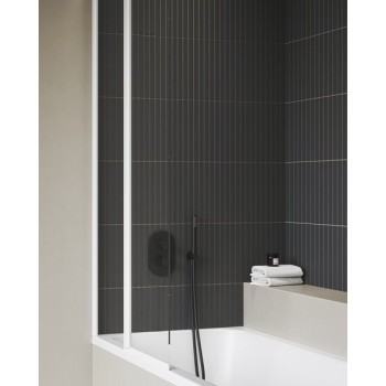 Смеситель для душа Ravak Chrome CR II 063.20BL.O2.RB071 Поддон с термостатом Черный