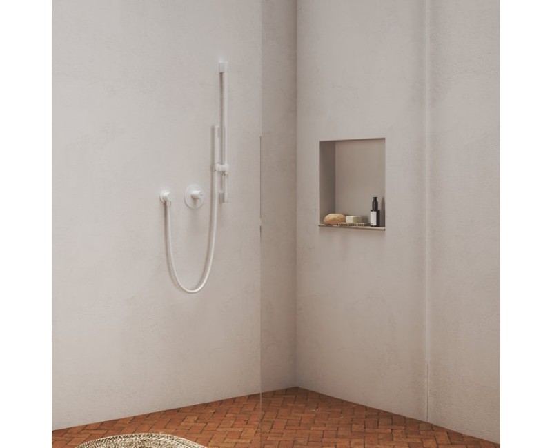 Dušas stienis Ravak 974.10WV Sliding shower bar 70 cm, balts