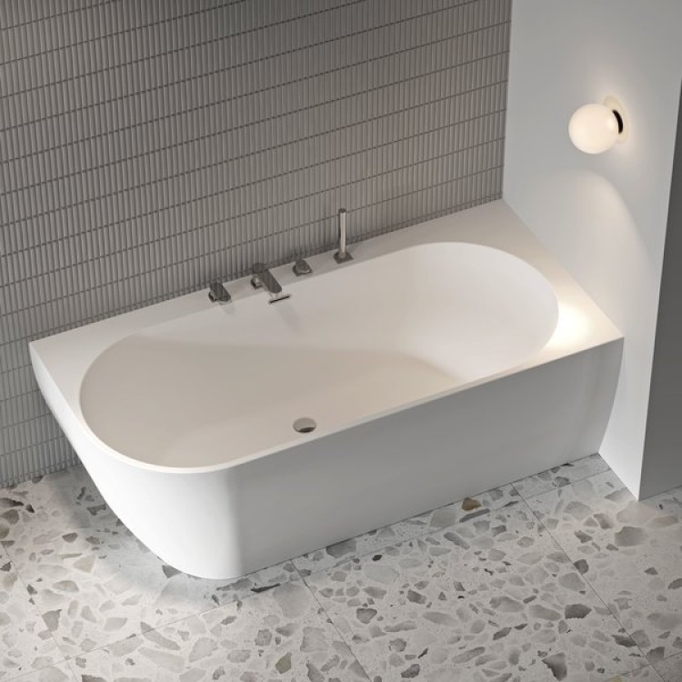 Vanna Ravak FREEDOM Corner R 1700x800mm Balta / Hromēta izplūde Vanna Ravak FREEDOM Corner R 1700x800mm Balta / Hromēta izplūde
