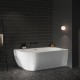 Bанна Ravak FREEDOM Corner R 1700x800 белоснежный/черный перелив