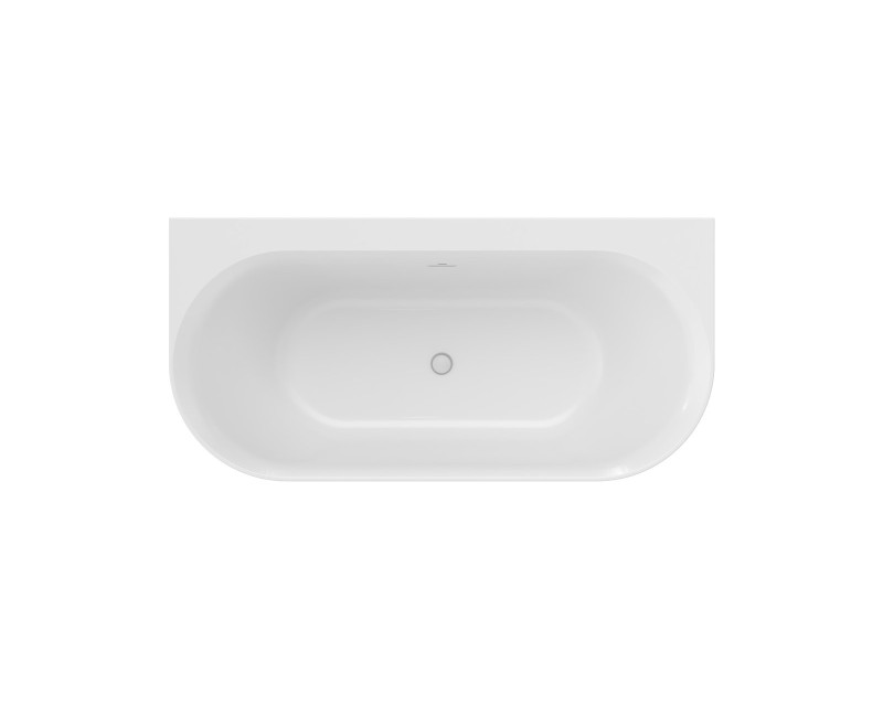 Vanna Ravak YPSILON Wall 1780x860mm Akrila Balta/grey green  / Balta izplūde