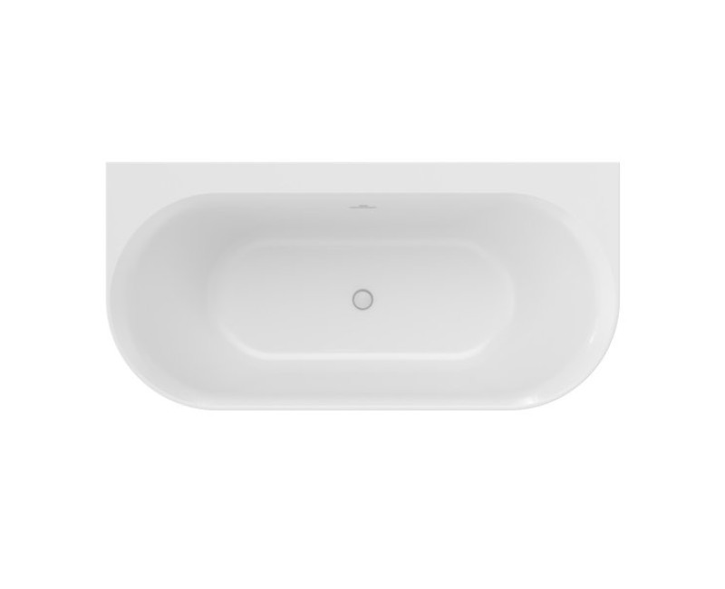 Vanna Ravak YPSILON Wall 1780x860mm Akrila Balta/deepsea blue / Balta izplūde