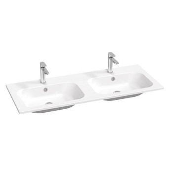Vannas istabas izlietne Ravak Chrome 1200 Slim Dubultā balta
